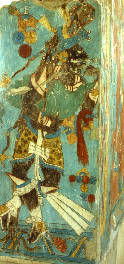 Maya-Lord in Cacaxtla, Spätklassische Periode von Mayan